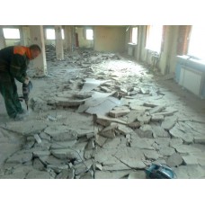 Демонтаж бетонной стяжки пола строительные услуги в Алматы компания Rostok